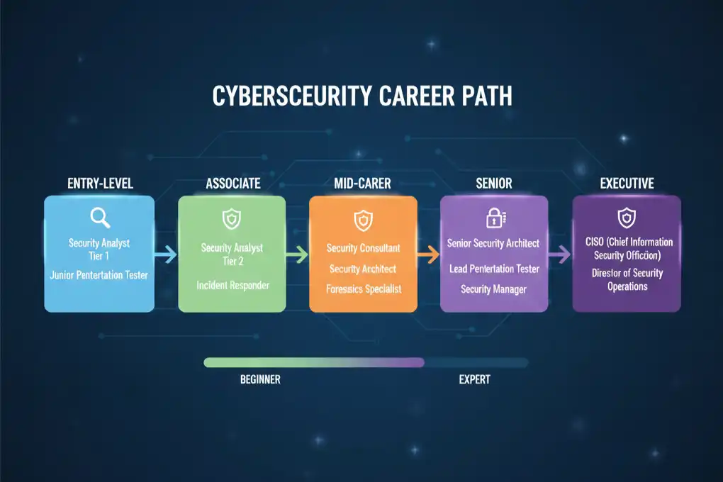 cyber security career options for freshers after training course