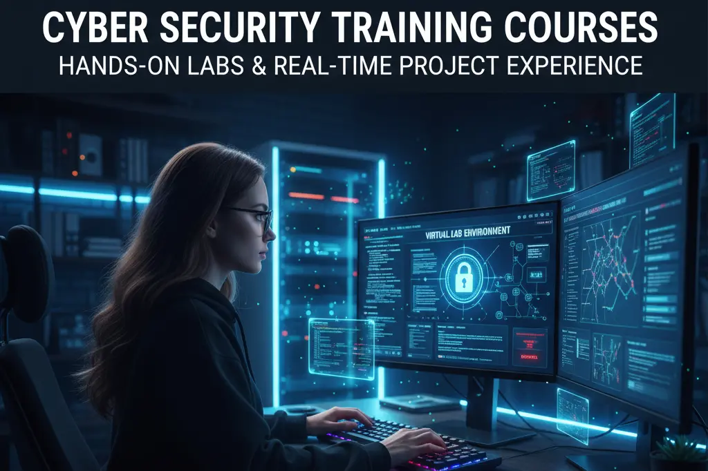 Cyber security training courses with hands-on labs and real-time project experience