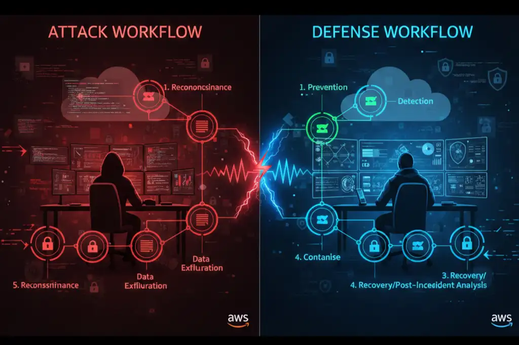 AWS security hands on labs demonstrating both offensive and defensive cloud security techniques