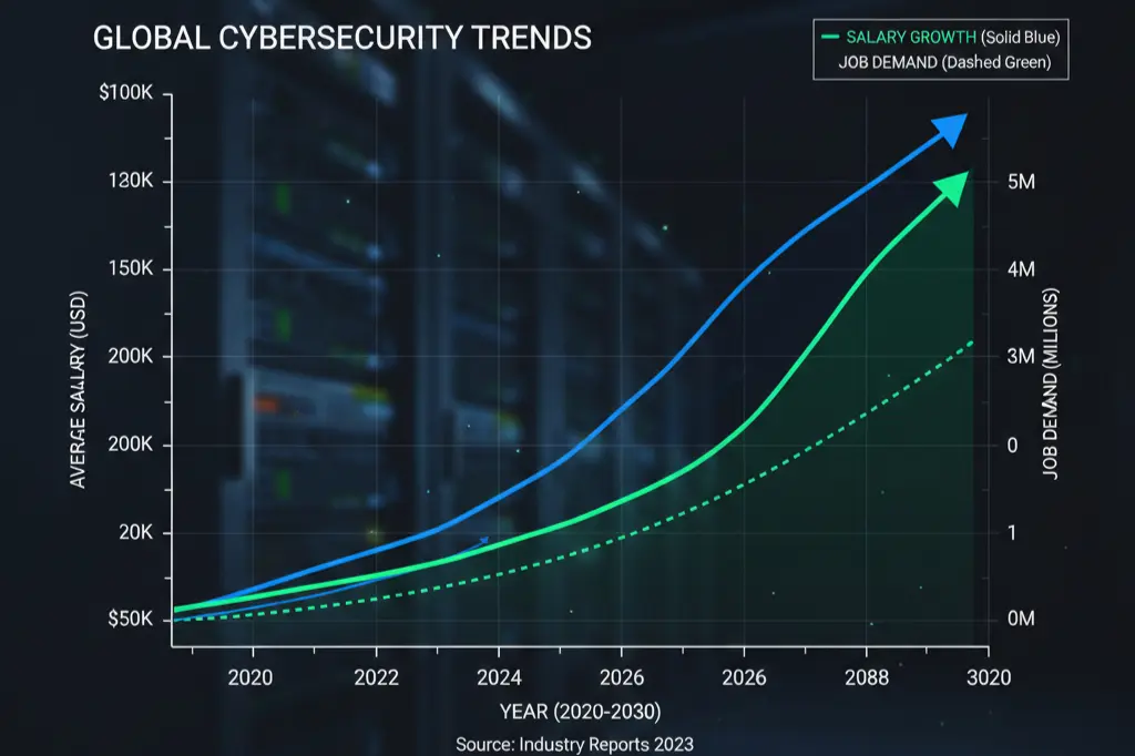 ethical hacking career growth opportunities and salary projections