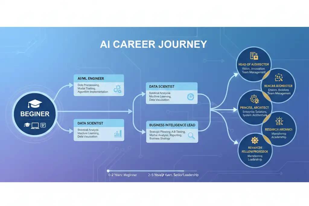 Entry-level AI job roles after completing AI training with placement support