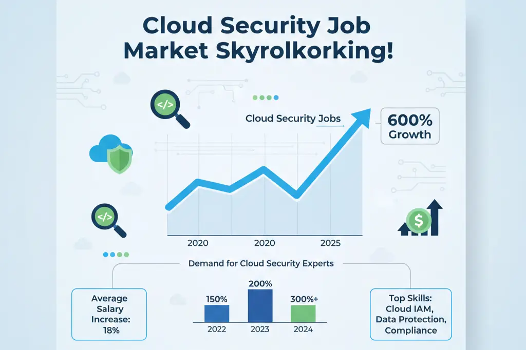cloud security training demand statistics showing cybersecurity career growth trends
