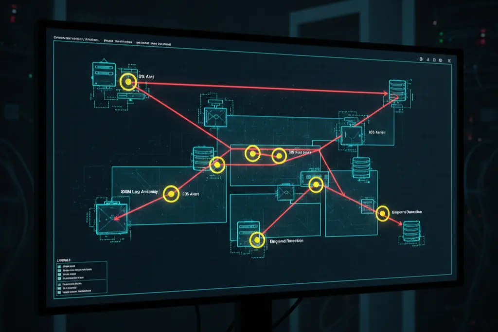 cybersecurity attack simulations showing blue team detection methods