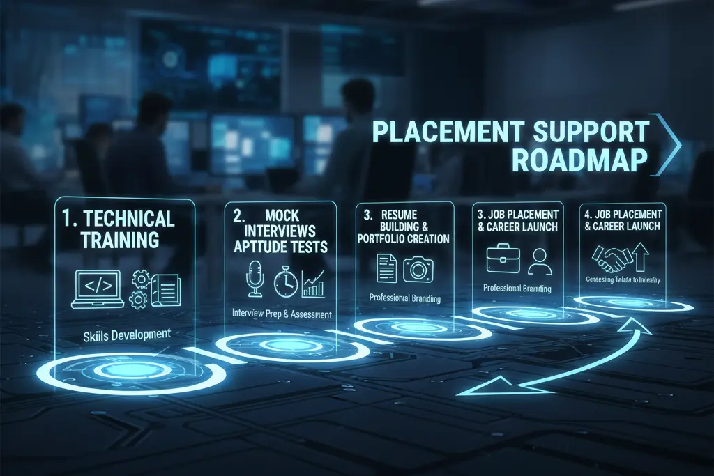 SOC analyst placement support process and career roadmap