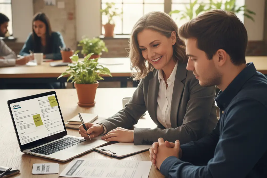 AI automation course career support including resume optimization and interview prep