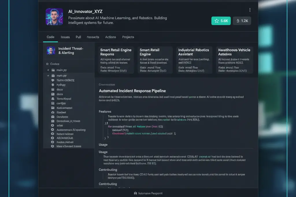 AI automation project portfolio example with professional documentation