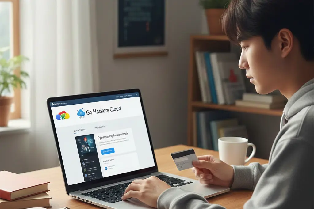 AI automation course online enrollment process at Go Hackers Cloud